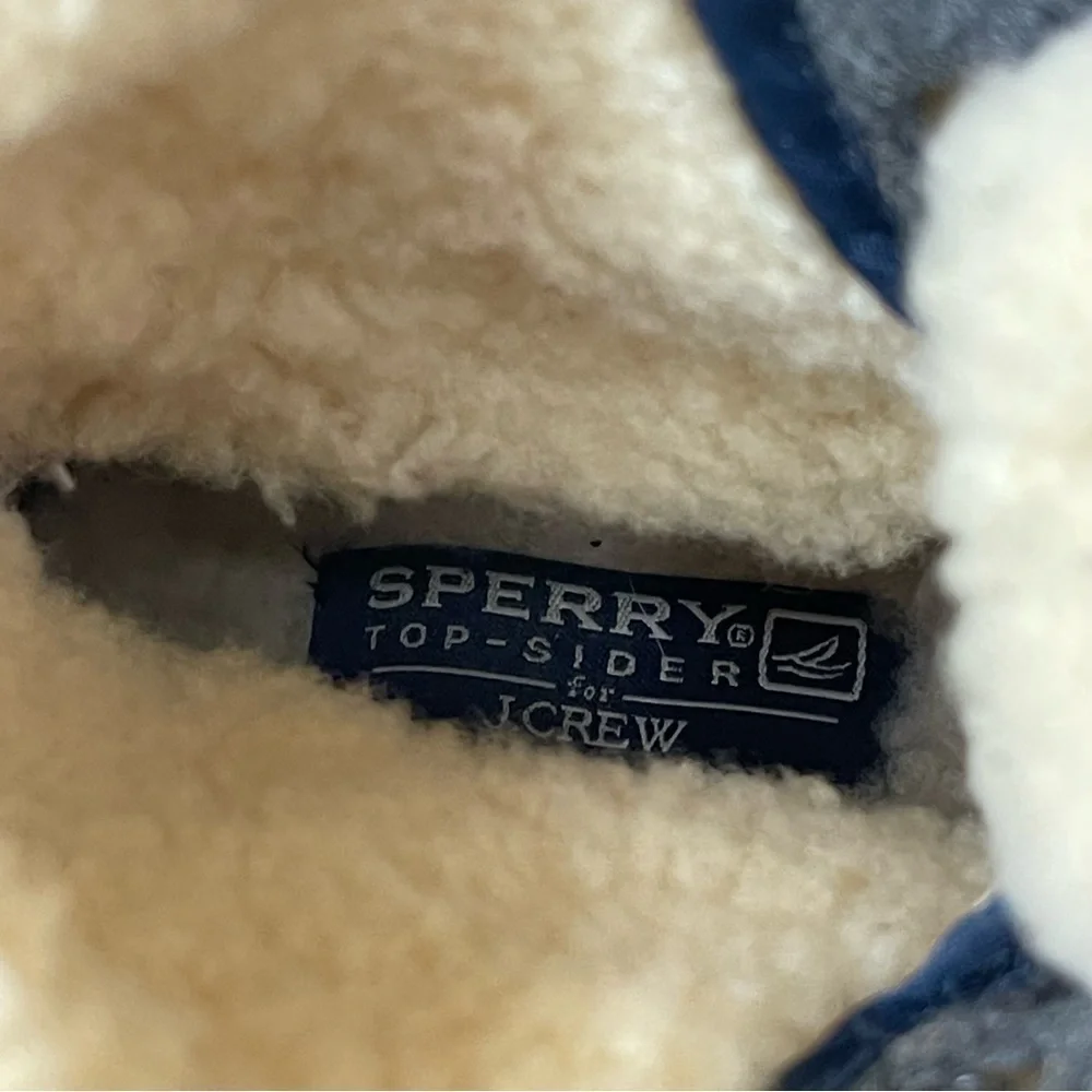 Sperry Top Sider for J Crew Wool Lined Waterproof Duckboot Size 6 Women